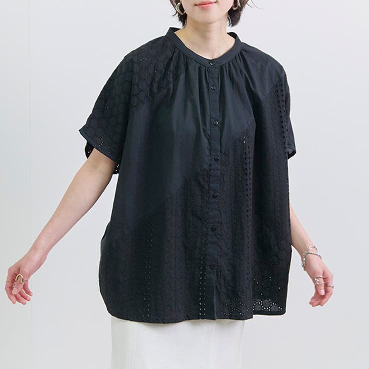 ブラウス レディース 半袖 | LAPULE  | 詳細画像15 