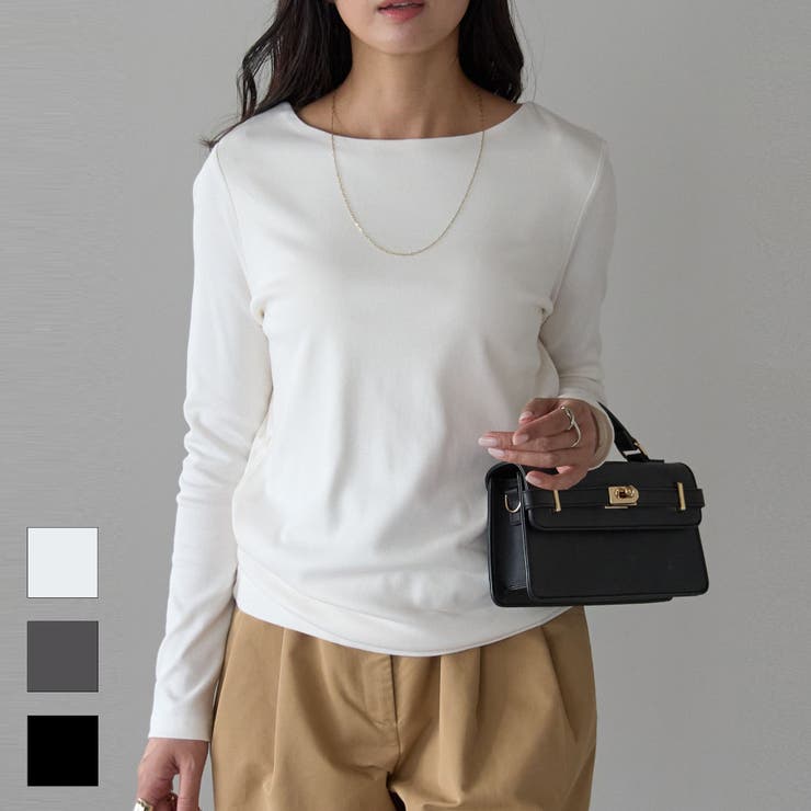 Tシャツ レディース 長袖 | LAPULE  | 詳細画像1 