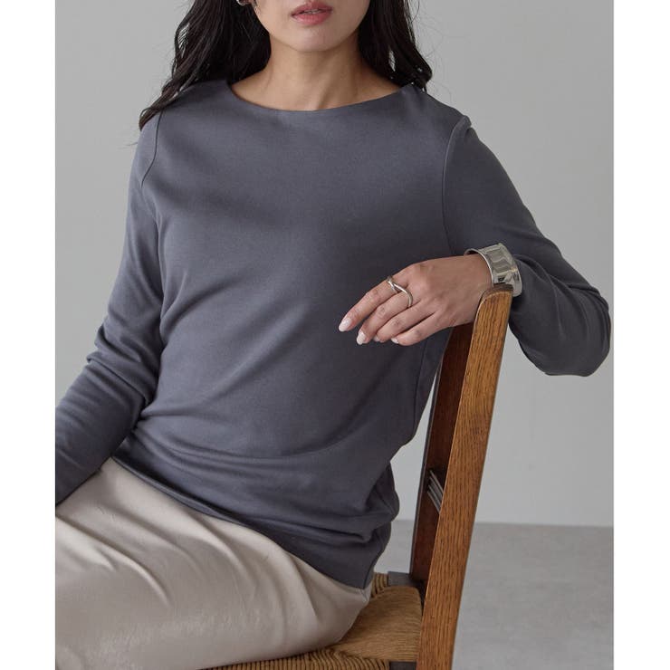 Tシャツ レディース 長袖 | LAPULE  | 詳細画像14 