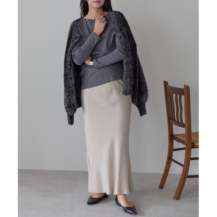 Tシャツ レディース 長袖 | LAPULE  | 詳細画像18 