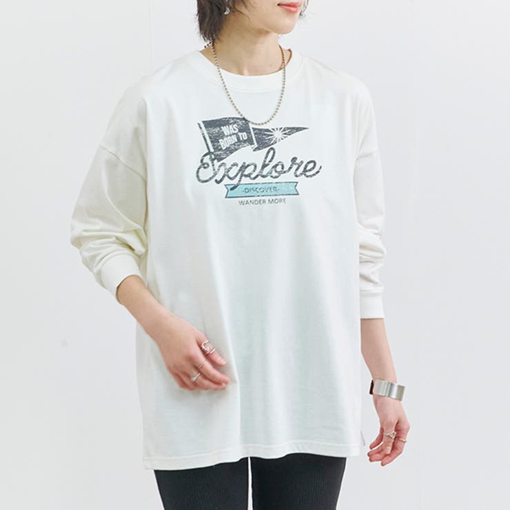 Tシャツ レディース 長袖 | LAPULE  | 詳細画像12