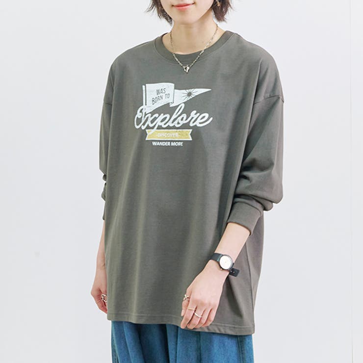 Tシャツ レディース 長袖 | LAPULE  | 詳細画像5