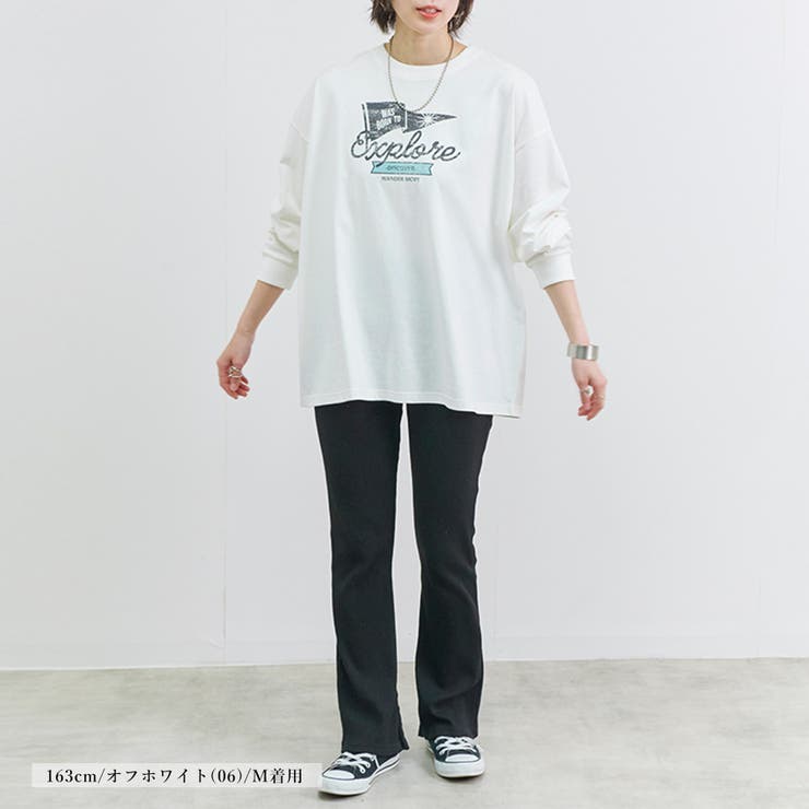 Tシャツ レディース 長袖 | LAPULE  | 詳細画像9