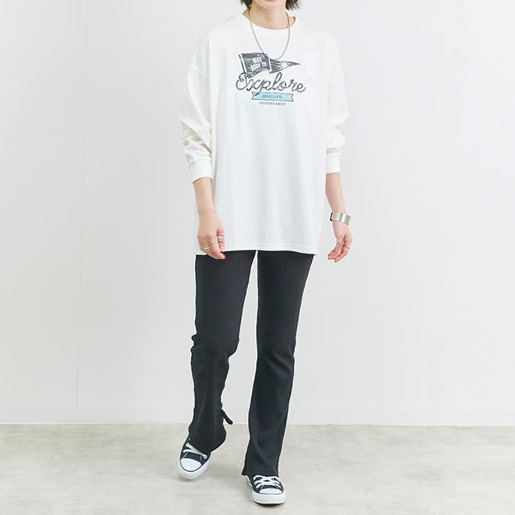 Tシャツ レディース 長袖 | LAPULE  | 詳細画像10