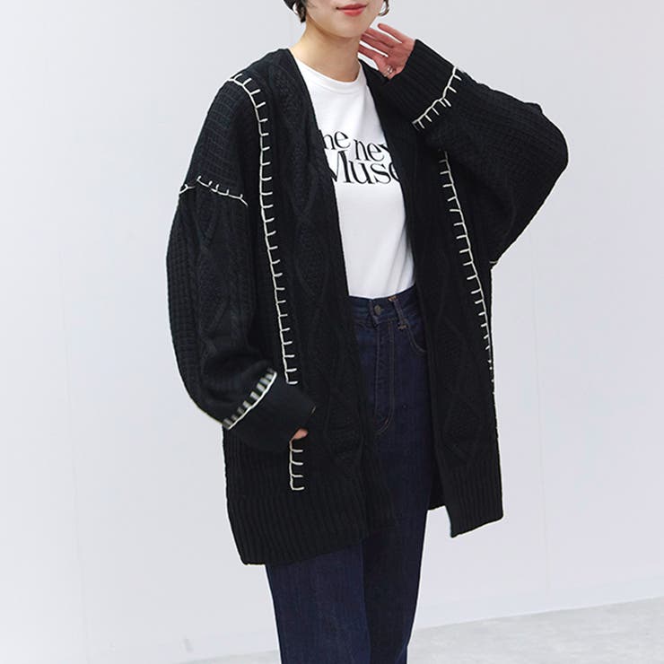 カーディガン レディース 秋 | LAPULE  | 詳細画像13 