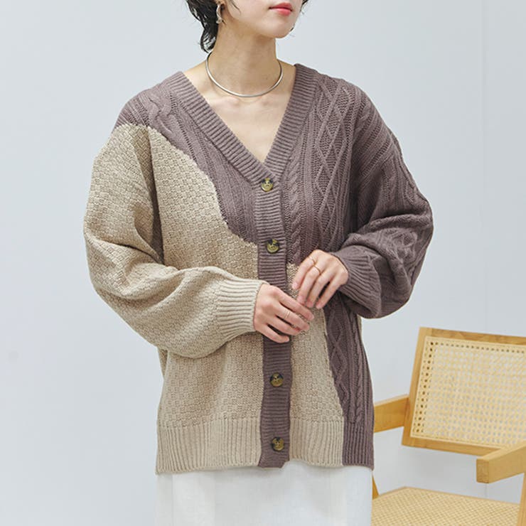 カーディガン レディース 秋 | LAPULE  | 詳細画像7 