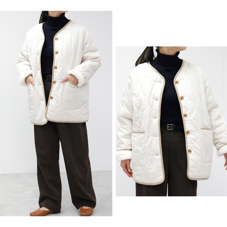 ファー ブルゾン キルティング | relaclo | 詳細画像11 