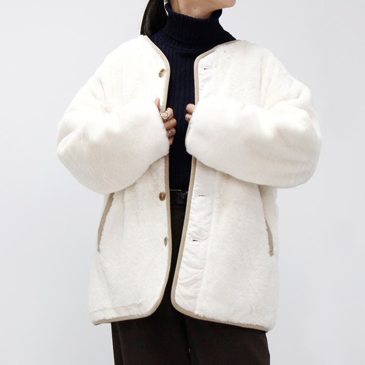 ファー ブルゾン キルティング | relaclo | 詳細画像12 