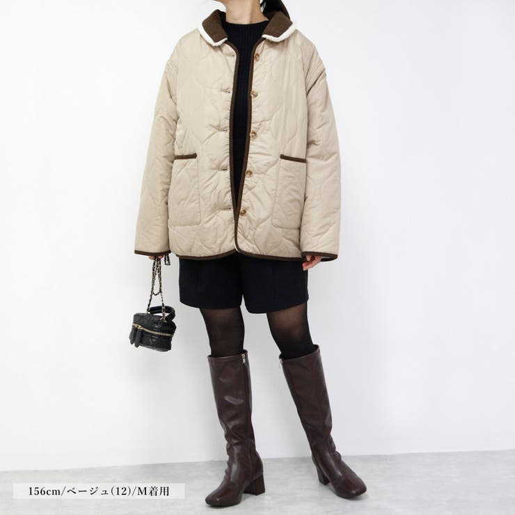 ファー ブルゾン キルティング | relaclo | 詳細画像3 