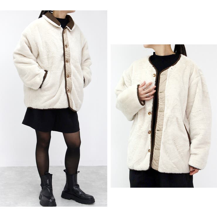 ファー ブルゾン キルティング | relaclo | 詳細画像5 