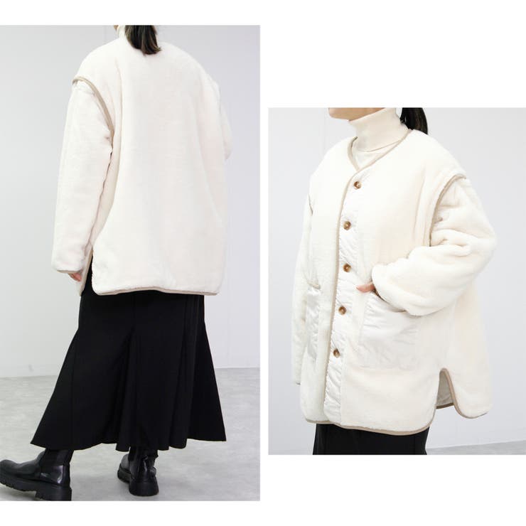 ファー ブルゾン キルティング | relaclo | 詳細画像11 