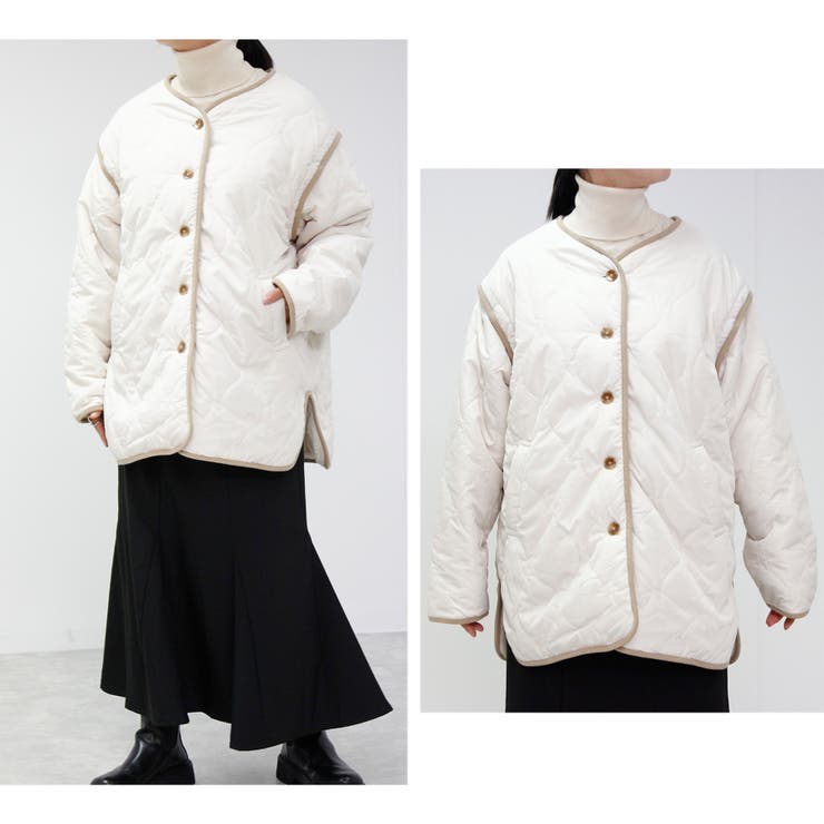 ファー ブルゾン キルティング | relaclo | 詳細画像12 