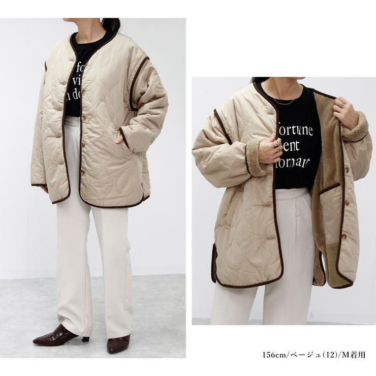 ファー ブルゾン キルティング | relaclo | 詳細画像13 