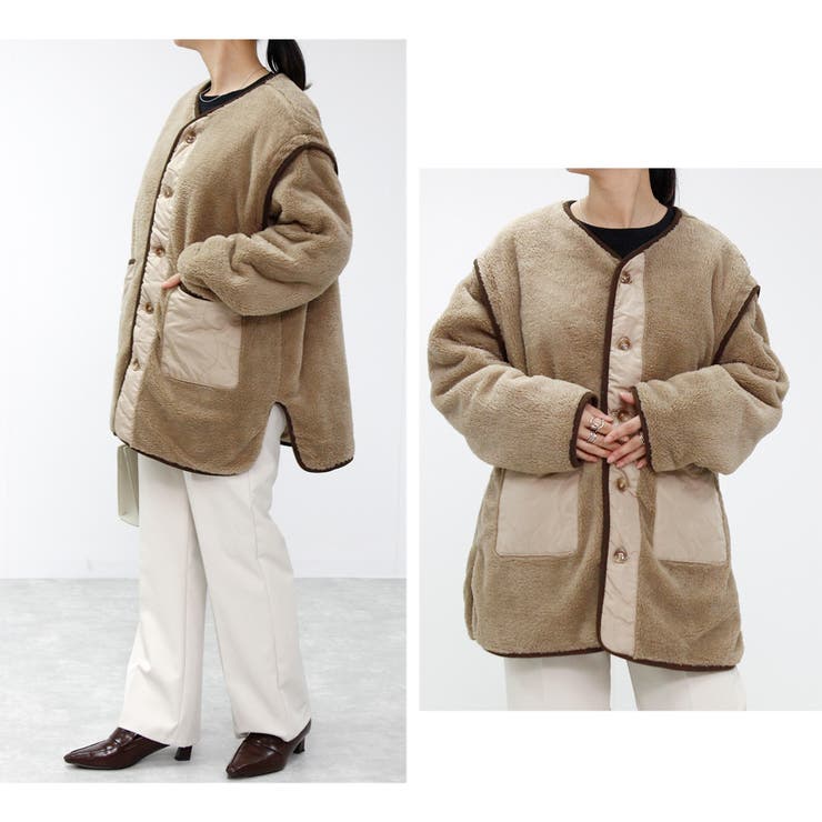 ファー ブルゾン キルティング | relaclo | 詳細画像15 