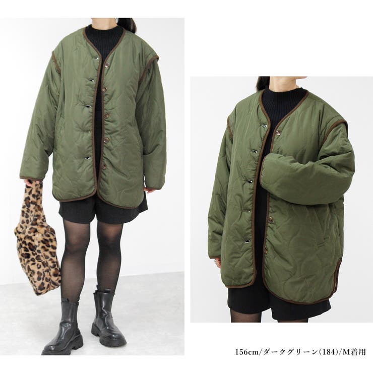 ファー ブルゾン キルティング | relaclo | 詳細画像3 