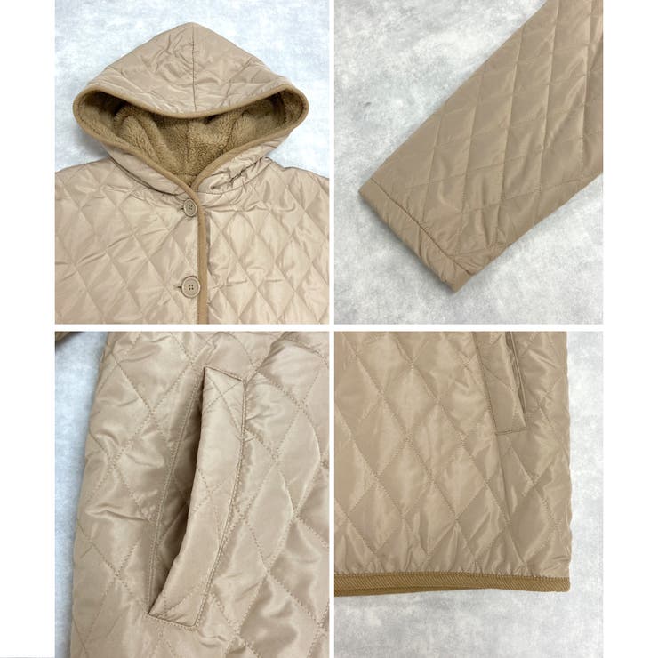 キルティングコート レディース 裏ボア | relaclo | 詳細画像18 