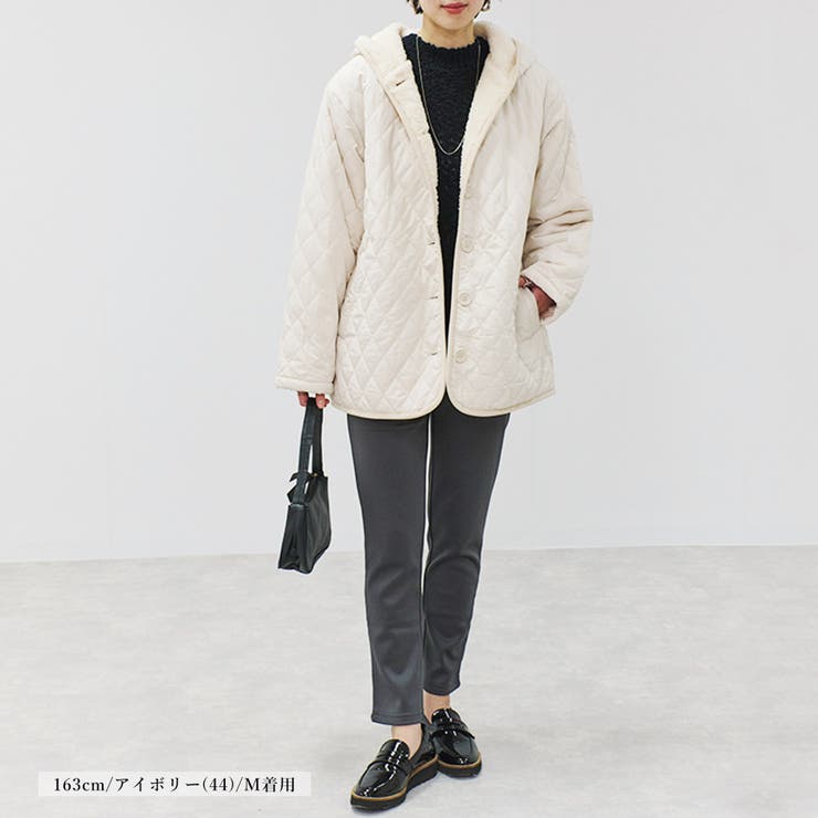 キルティングコート レディース 裏ボア | relaclo | 詳細画像3 