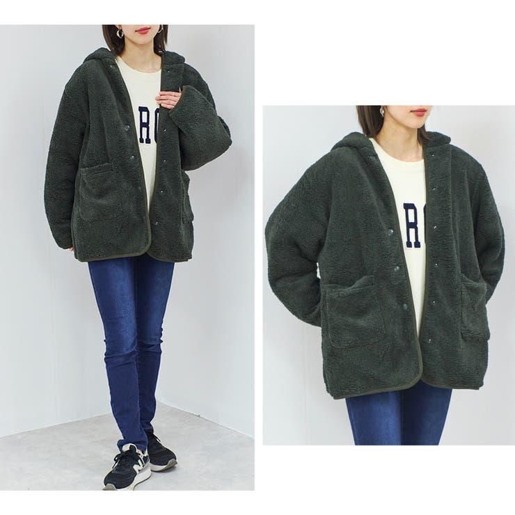 キルティングコート レディース ボア | relaclo | 詳細画像5 