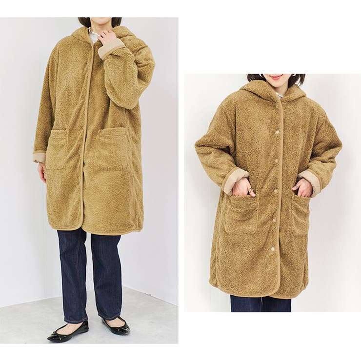 キルティングコート レディース ボア | relaclo | 詳細画像5 