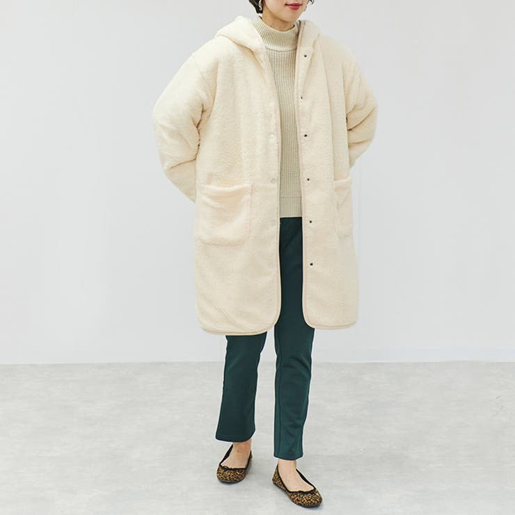 キルティングコート レディース ボア | relaclo | 詳細画像8 