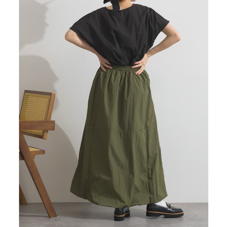 バルーンスカート レディース ロング | LAPULE  | 詳細画像4 