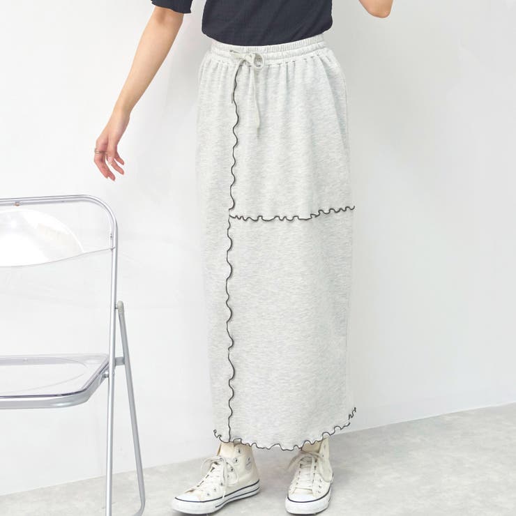 スカート レディース ロング丈 | LAPULE  | 詳細画像9 