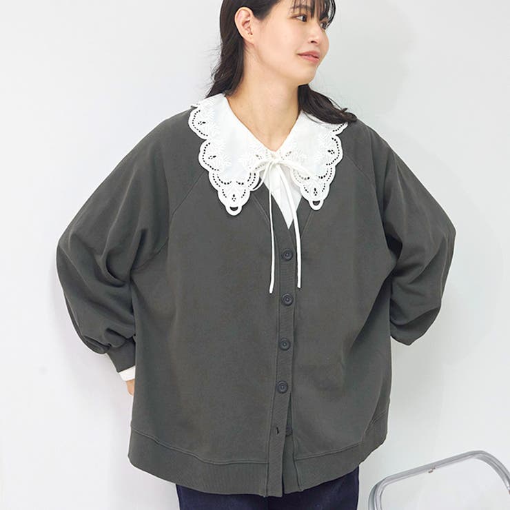 カーディガン レディース 長袖 | LAPULE  | 詳細画像13 