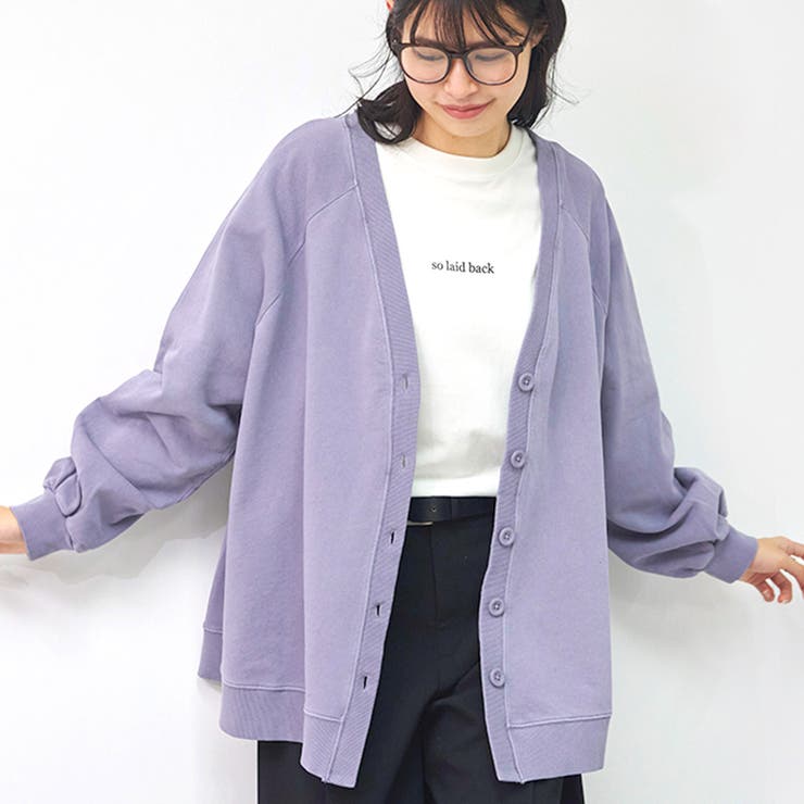 カーディガン レディース 長袖 | LAPULE  | 詳細画像9 