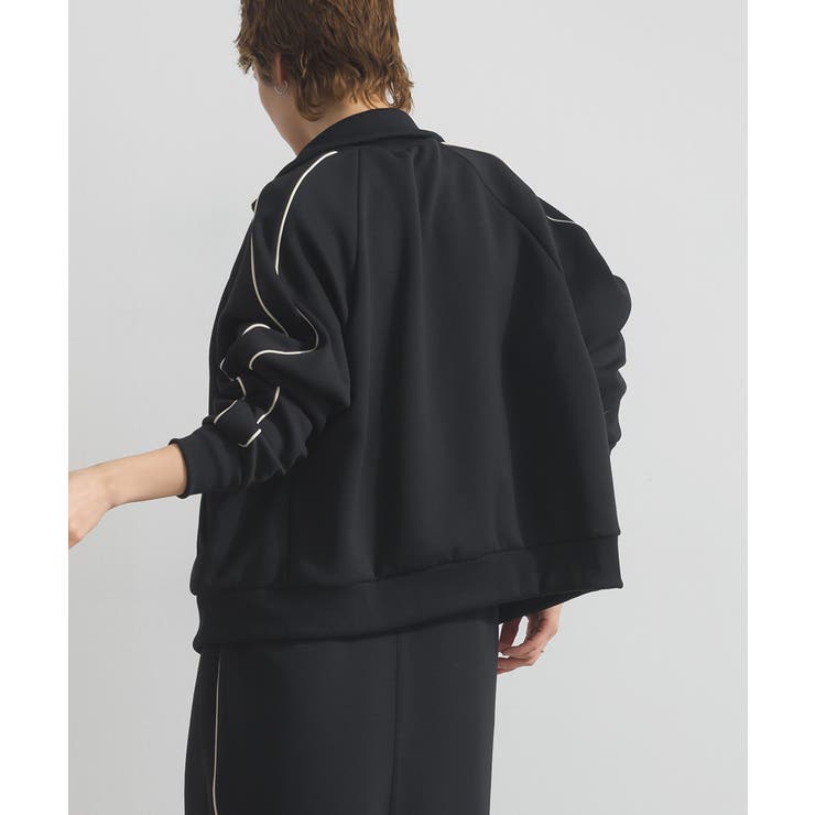 トラックジャケット レディース ダンボールニット | LAPULE  | 詳細画像14 