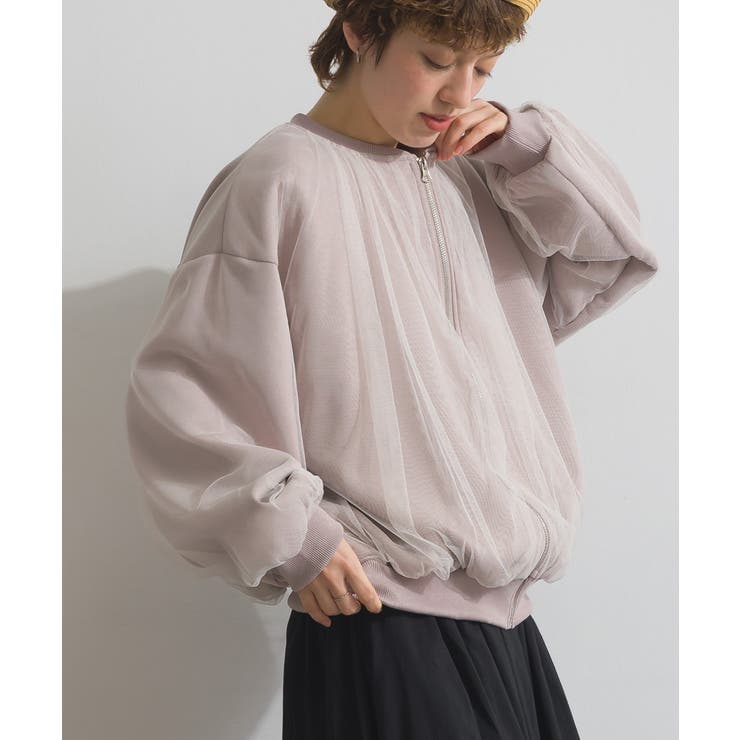 チュール ブルゾン レディース | LAPULE  | 詳細画像11 