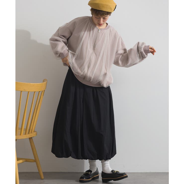 チュール ブルゾン レディース | LAPULE  | 詳細画像12 