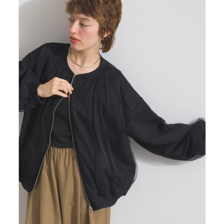 チュール ブルゾン レディース | LAPULE  | 詳細画像13 
