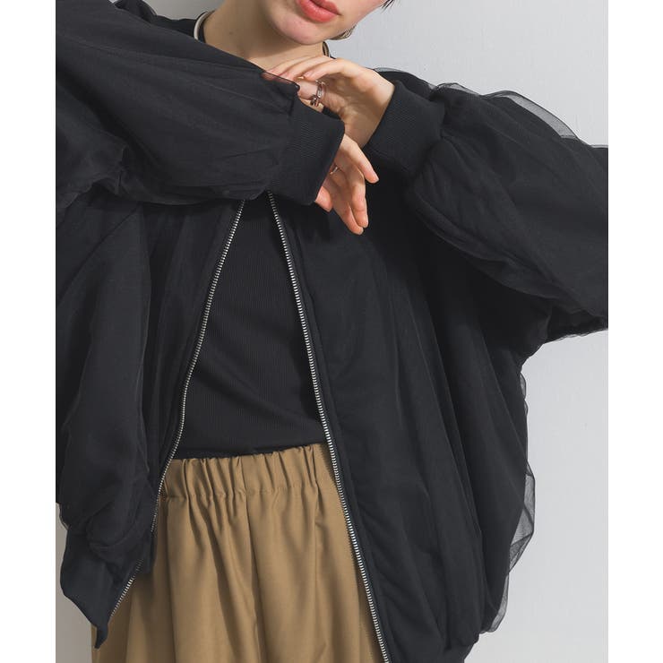 チュール ブルゾン レディース | LAPULE  | 詳細画像16 