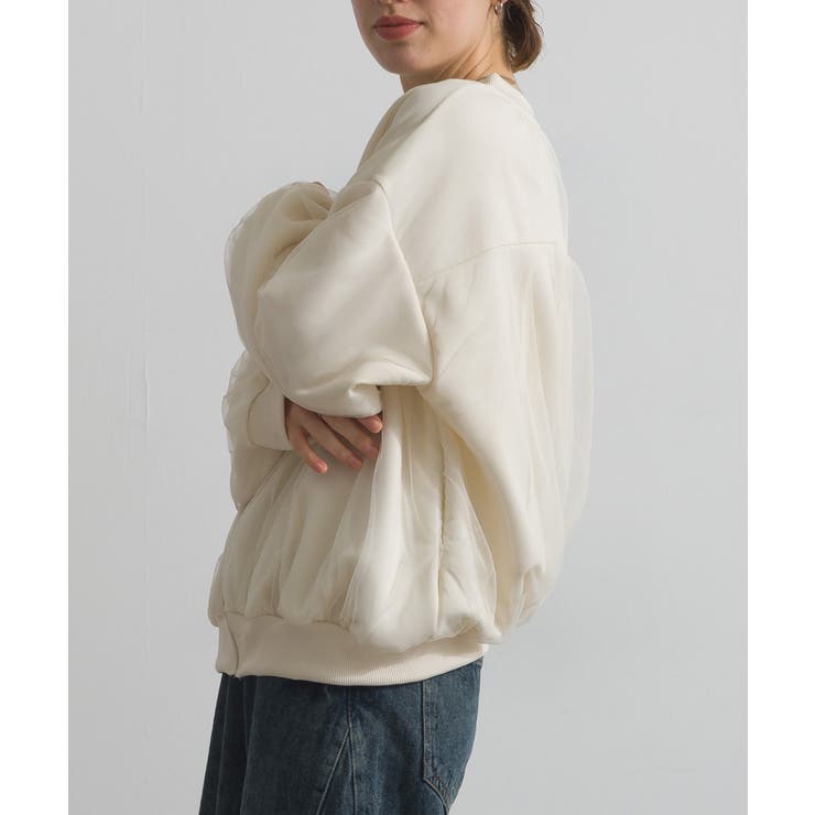 チュール ブルゾン レディース | LAPULE  | 詳細画像5 