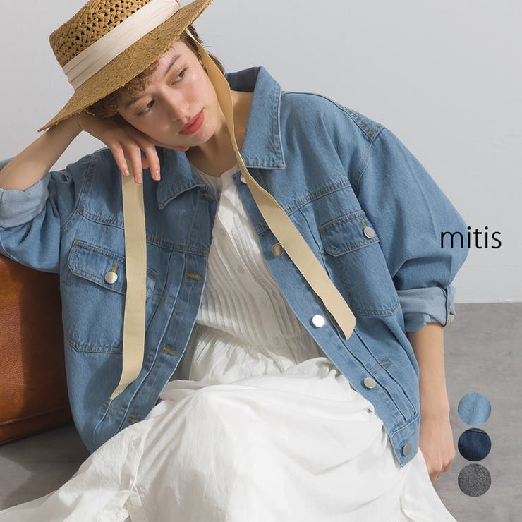 デニムジャケット レディース 春 | LAPULE  | 詳細画像1 