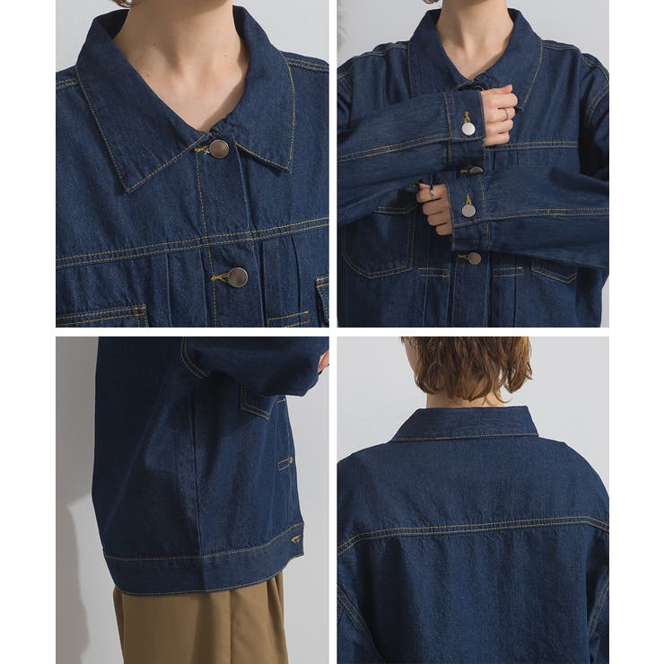 デニムジャケット レディース 春 | LAPULE  | 詳細画像18 