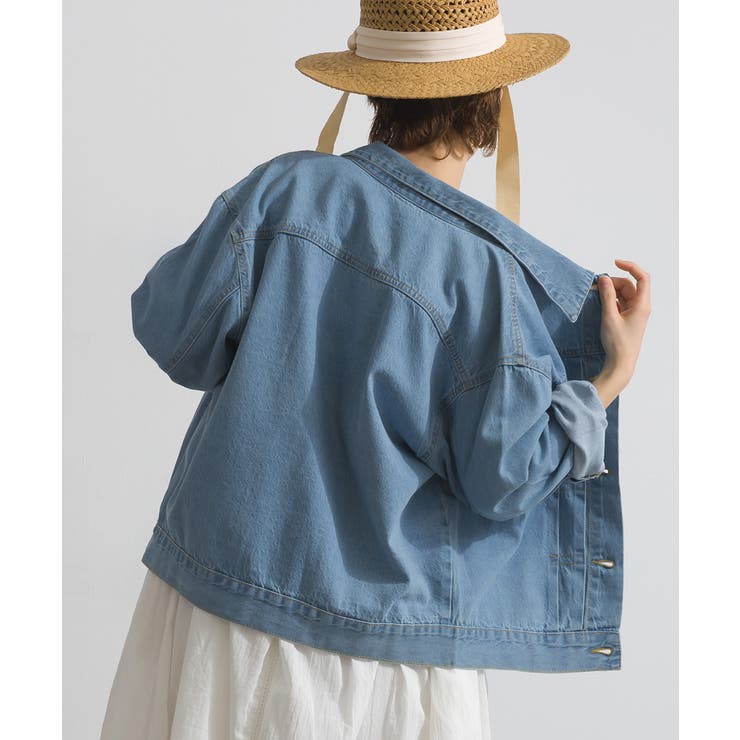 デニムジャケット レディース 春 | LAPULE  | 詳細画像4 