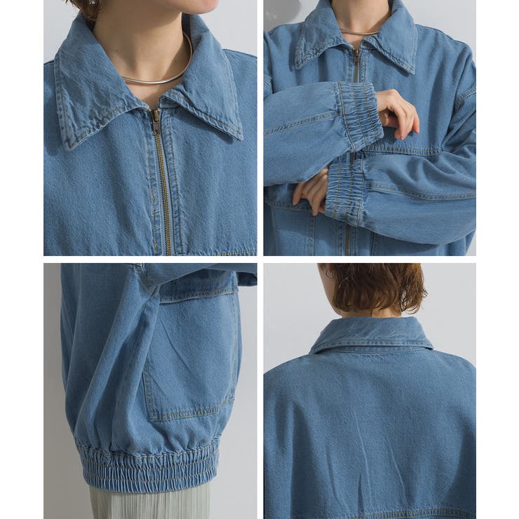 デニムジャケット レディース 春 | LAPULE  | 詳細画像19 