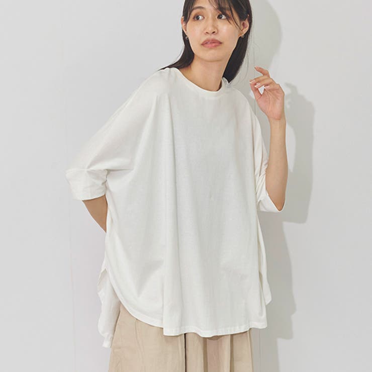 ドルマンTシャツ 半袖 レディース | LAPULE  | 詳細画像8 