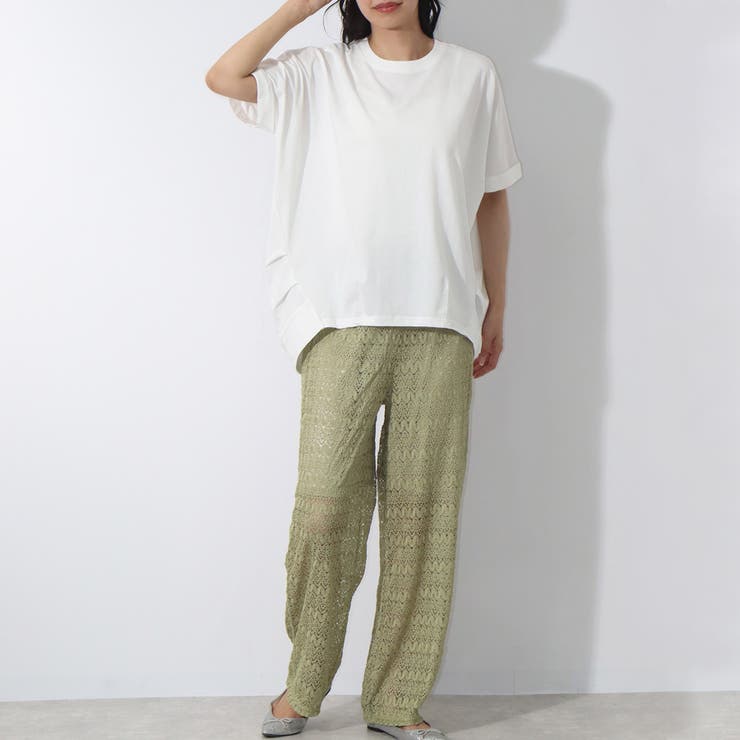 マーセライズ加工 Tシャツ 半袖 | LAPULE  | 詳細画像7 
