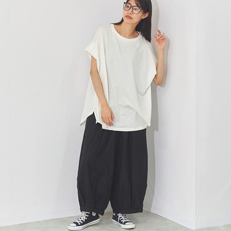 マーセライズ Tシャツ フレンチスリーブ | LAPULE  | 詳細画像6 