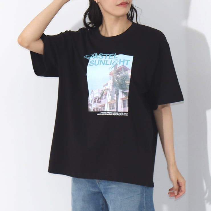 フォトプリント Tシャツ レディース | LAPULE  | 詳細画像3 