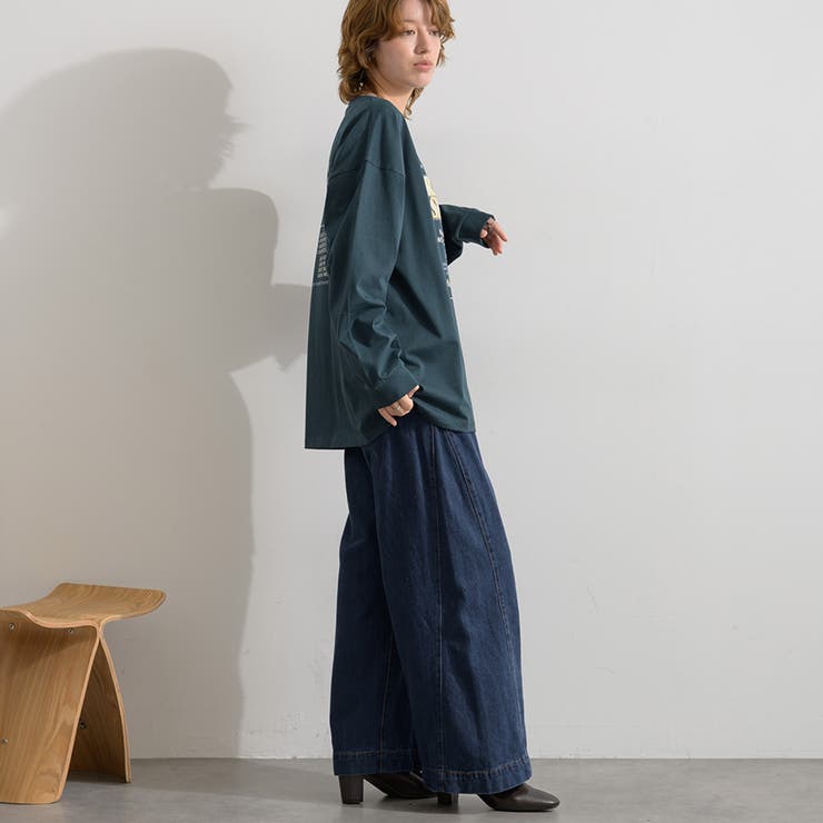 ロゴTシャツ 長袖 レディース | LAPULE  | 詳細画像5 