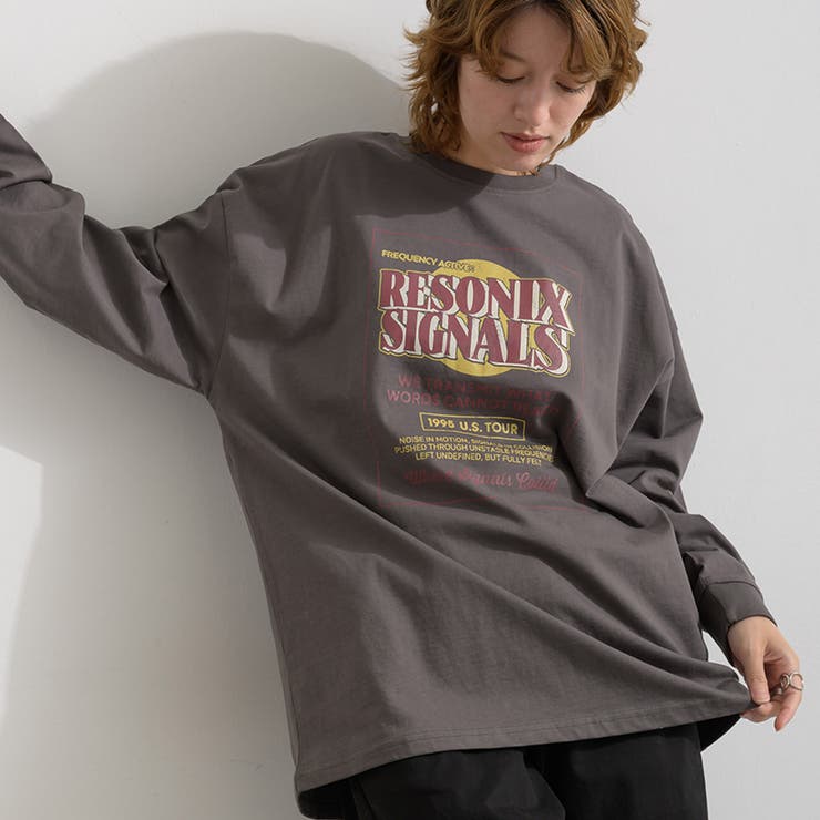ロゴTシャツ 長袖 レディース | LAPULE  | 詳細画像10 
