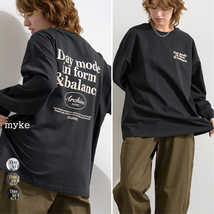 ロゴTシャツ 長袖 レディース | LAPULE  | 詳細画像1 