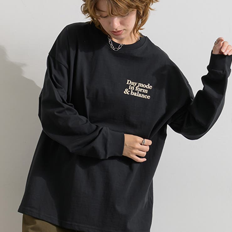 ロゴTシャツ 長袖 レディース | LAPULE  | 詳細画像3 