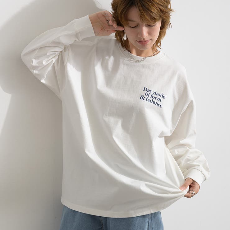 ロゴTシャツ 長袖 レディース | LAPULE  | 詳細画像8 