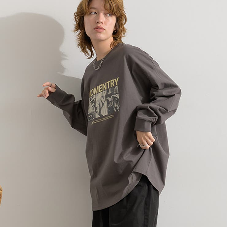 フォトTシャツ 長袖 レディース | LAPULE  | 詳細画像5 