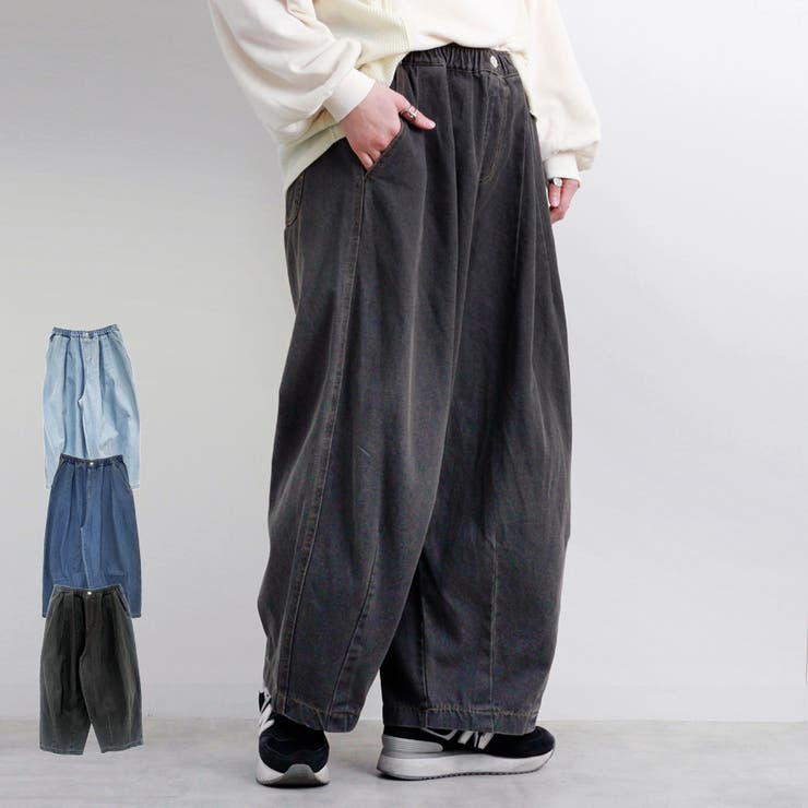 デニムパンツ レディース バルーン | LAPULE  | 詳細画像1 