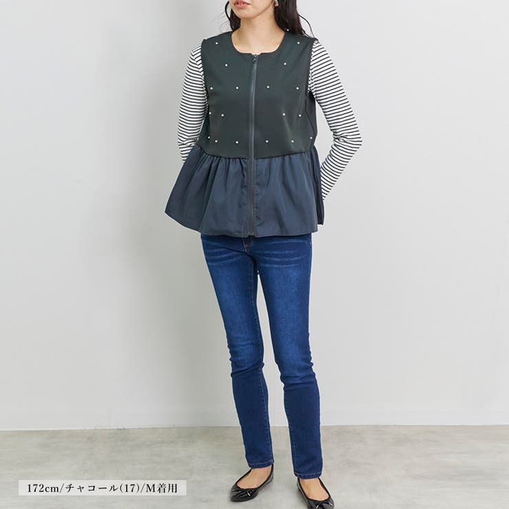 ベスト レディース 布帛 | LAPULE  | 詳細画像3 